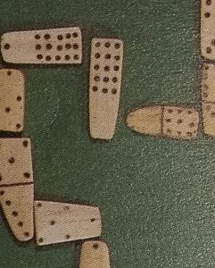 juego de dominó antiguo tradicional