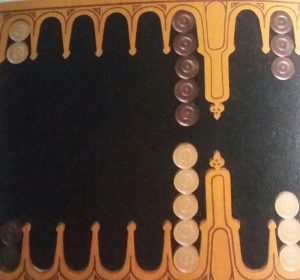 Tablero de backgammon